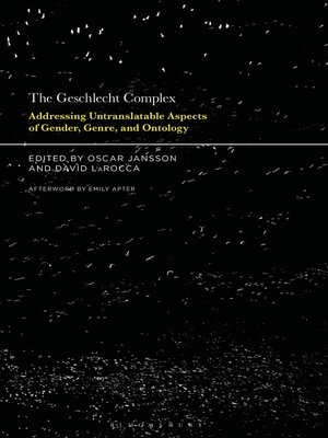 cover image of The Geschlecht Complex